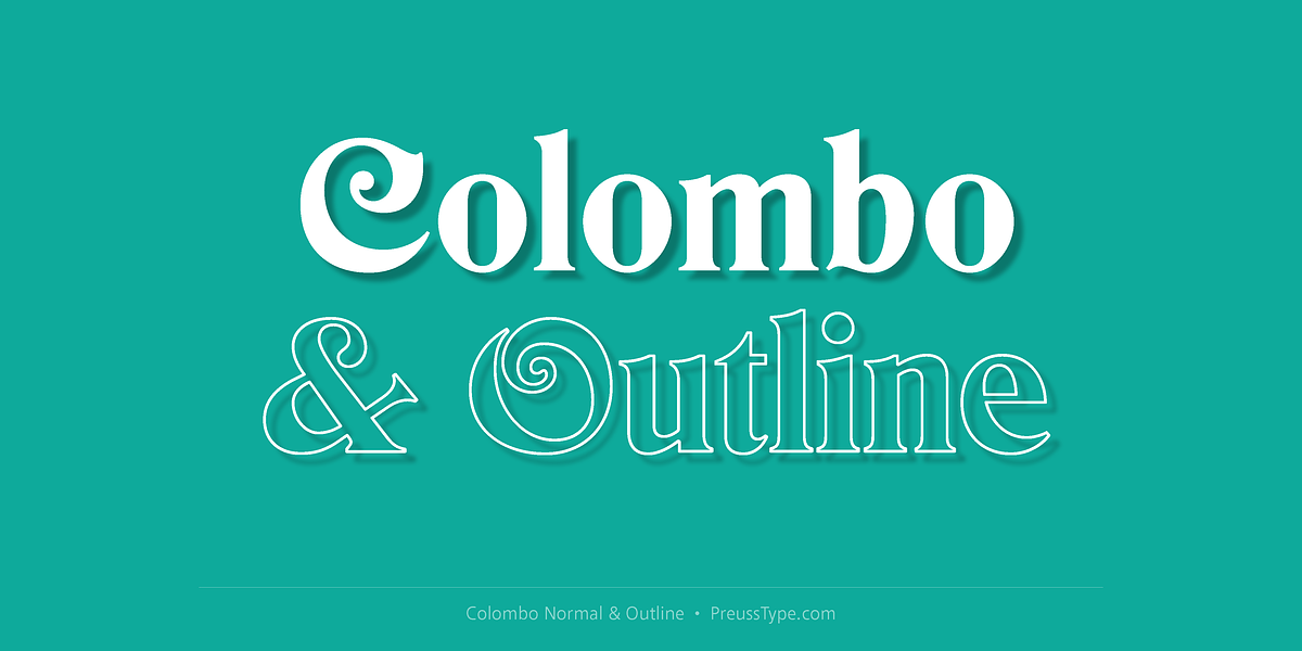 Colombo, a Serif Font by preussTYPE (Photo 1 of 9)
