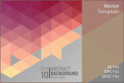 Polygon Vector Geometric Background, a Decorative Illustration by MAOV (Thumbnail 1 of 3)