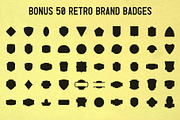 The Retro Brand Font Bundle, a Sans Serif Font by Bart Wesolek (Thumbnail 3 of 14)