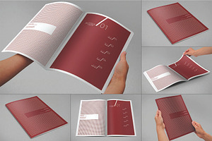 Premium A4 Brochure Mockup, an Advertising Mockup by DesignRushMarket