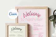Airbnb Welcome Sign Canva Template, a Poster Template by Story Native (Thumbnail 4 of 4)