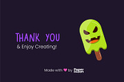 Halloween Spooky Treats Illustration, a Food Illustration by Paper Moon (Thumbnail 4 of 4)