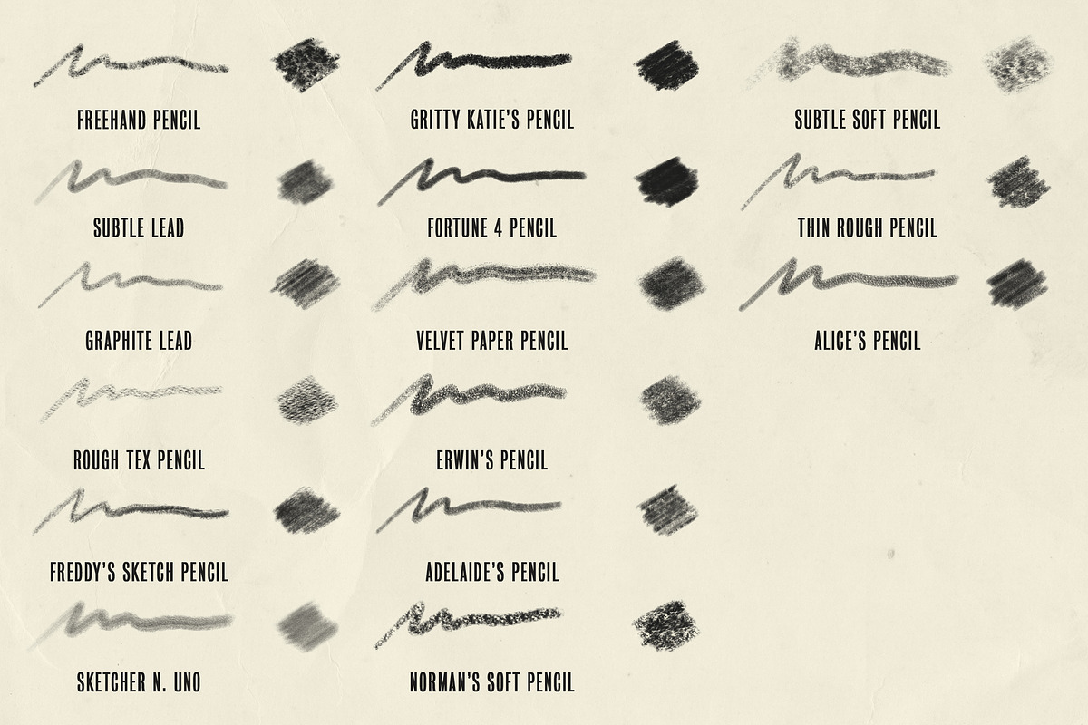 Fabulous Pencils for Procreate, a Brush Add-On by Guerillacraft (Photo 6 of 7)