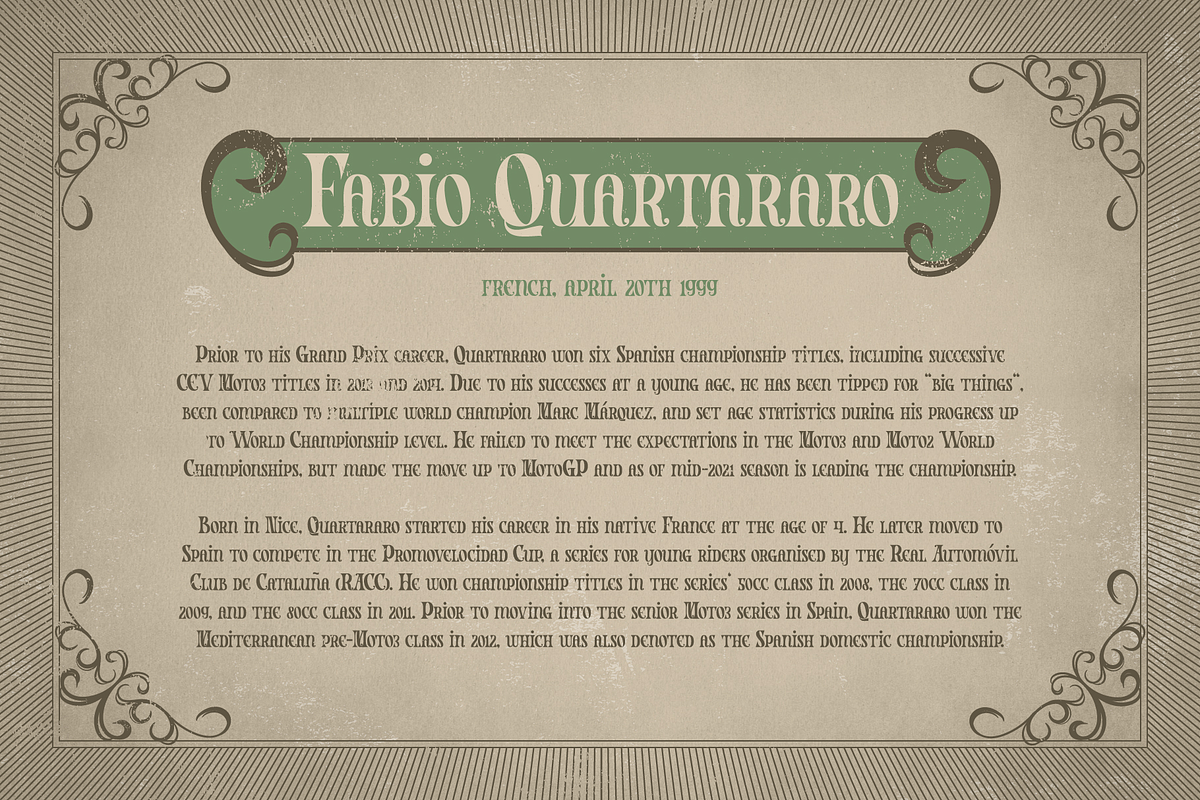 Corte Muerta, a Serif Font by ilhamtaro (Photo 2 of 10)