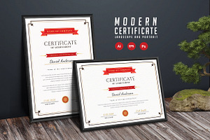 444. Modern Certificate Template