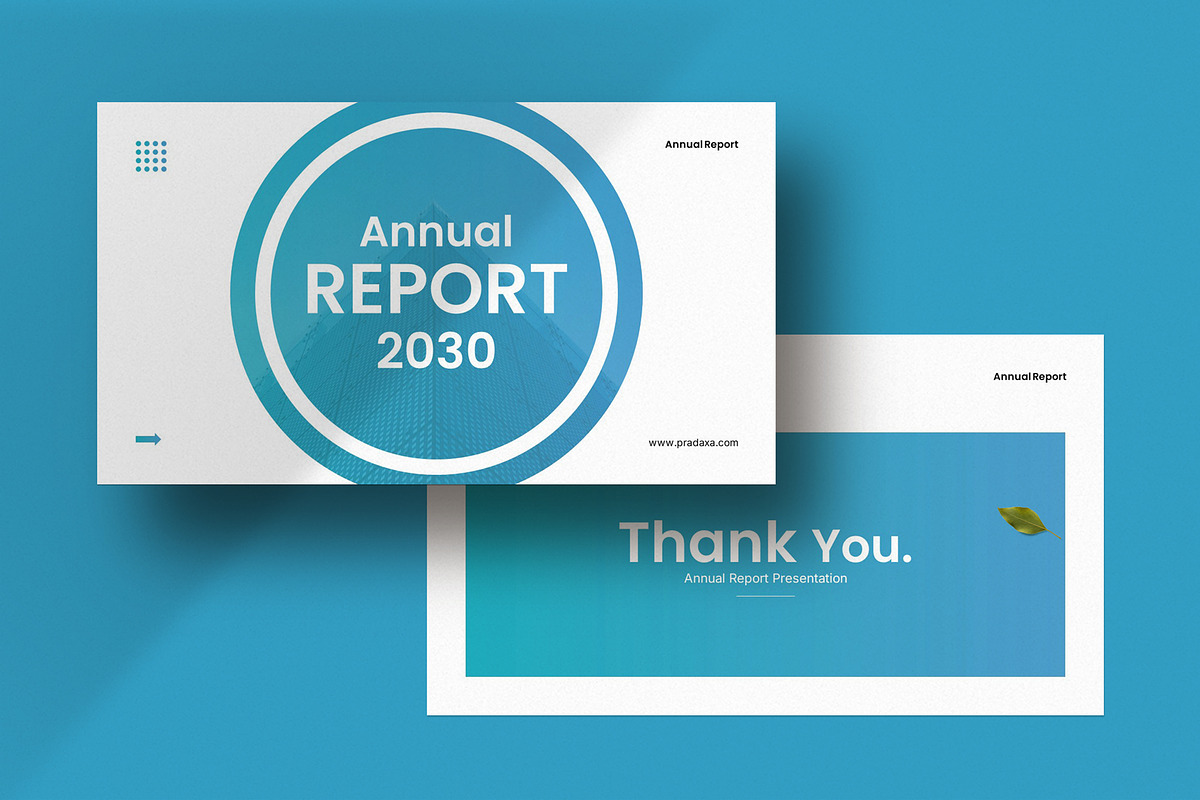Annual Report Presentation Template preview 2