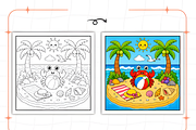 Hygge Seasonal Comfort Coloring, a Seasonal Illustration by Design Station (Thumbnail 4 of 7)