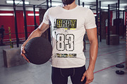 Sport T-Shirt Mock-Up, a Shirt Mockup by Freeman Studio (Thumbnail 10 of 14)