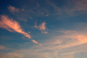 Sunset-tinted Clouds