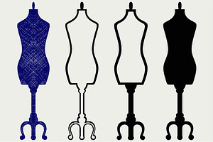 Tailor's Mannequin SVG