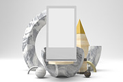 Abstract Signage Mockup, an Advertising Mockup by Qaleb Studio (Thumbnail 2 of 2)