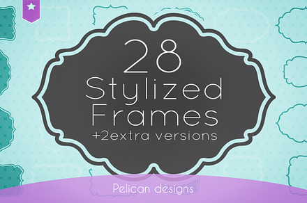 simple elegant frames pack