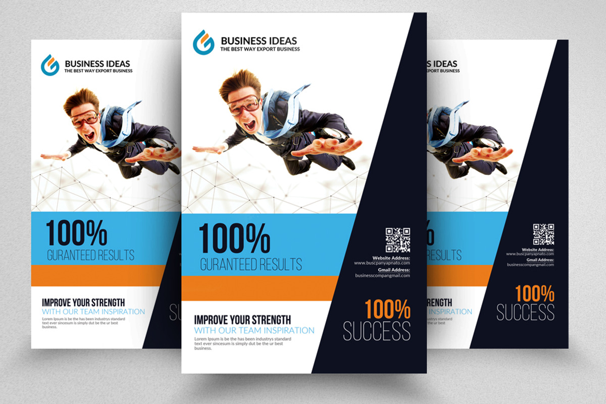 100 Business Flyers Mega Bundle, a Flyer Template by Design Up (Photo 25 of 100)