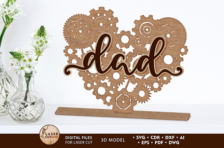 Dad Decorative Multilayer Template