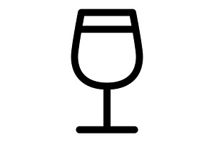 Wineglass icon, an Icon by Sumberpangan