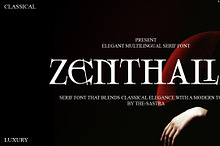 Zenthalia — Elegant Serif Font