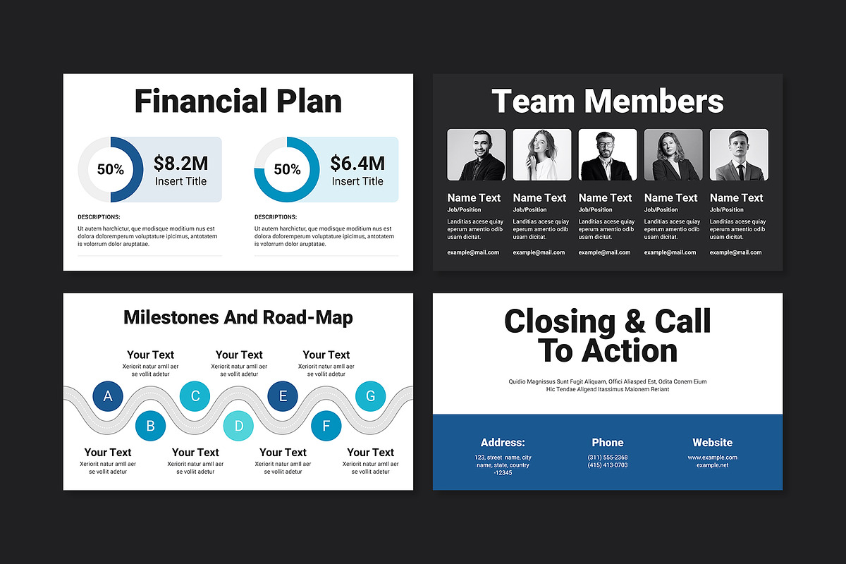 Business Plan Presentation Template, a Presentation Template by E-Type (Photo 5 of 5)