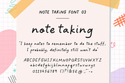 Note Taking Font Bundle (8 Fonts), a Font by Lollipop Hand Drawn (Thumbnail 5 of 11)