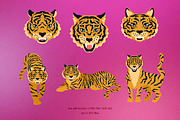 Tiger Head SVG Cricut, tiger vector, an Object Graphic by CreativeByLu (Thumbnail 3 of 4)