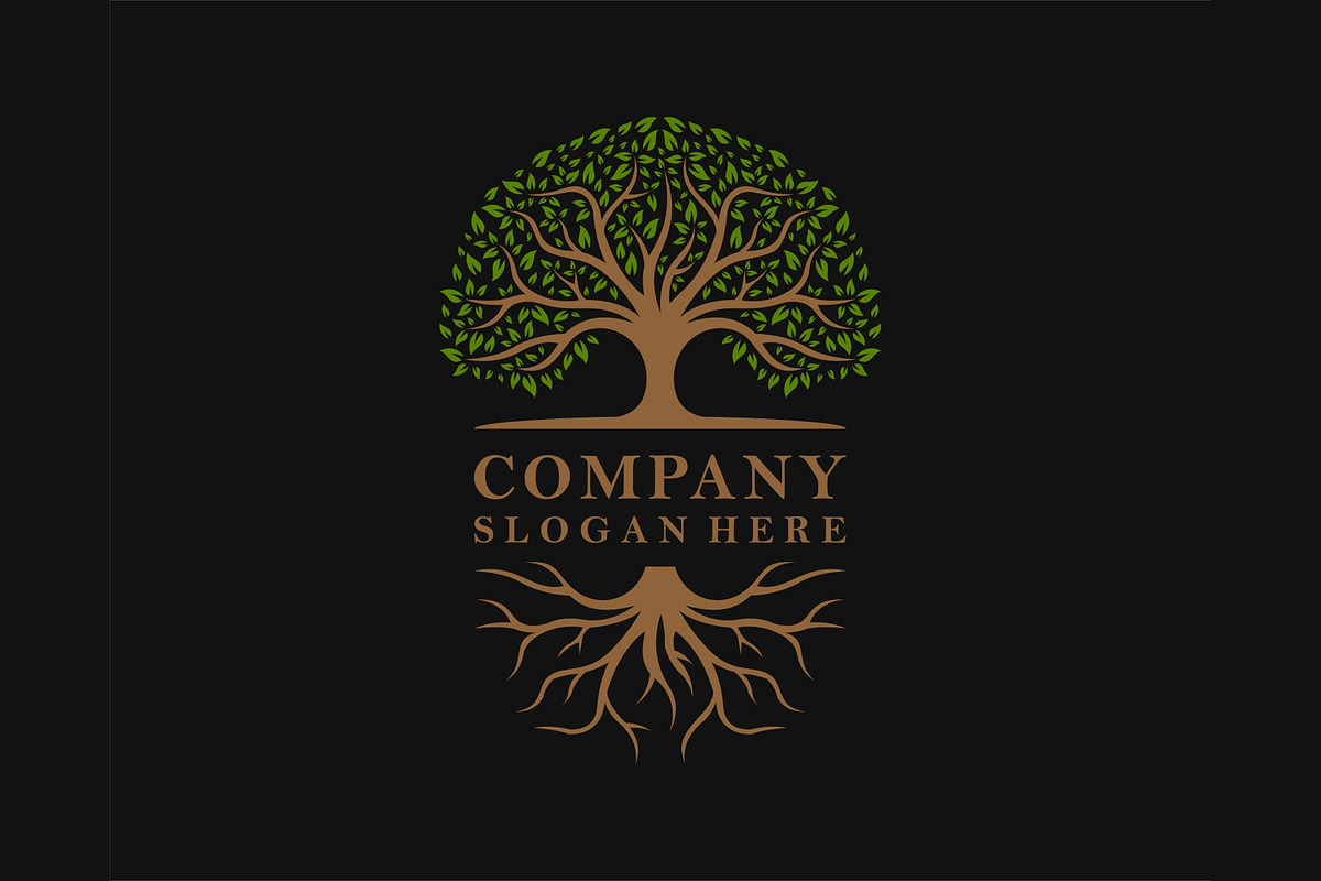 Tree Root Logo Illustration, a Branding & Logo Template by ika trisiana