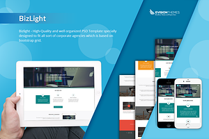 Bizlight - A Business PSD Template
