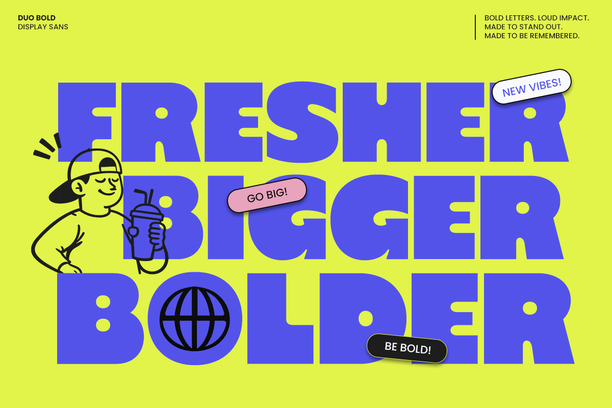 Choks - Heavy Bold Branding Font, a Sans Serif Font by Say Studio (Photo 6 of 10)