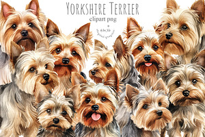 Yorkshire Terrier, an Animal Illustration by TheCuteShop