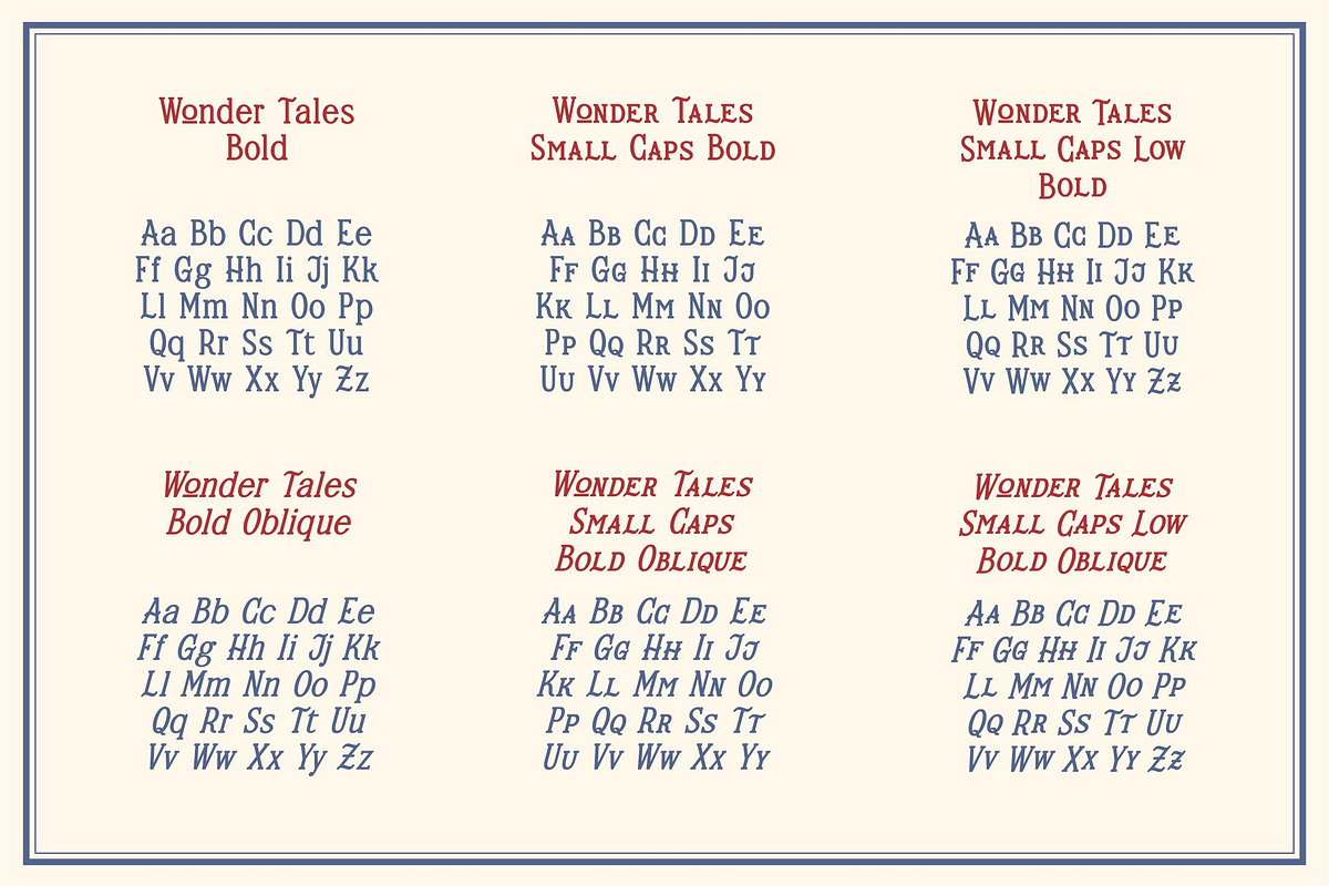 Wonder Tales, a Font by takoliko (Photo 9 of 11)