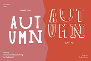 Floday - Autumn Season Font, a Handwritten Font by delipensil (Thumbnail 6 of 7)