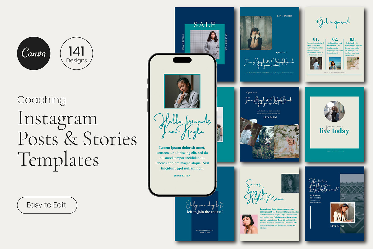 Business & Coach Instagram Templates