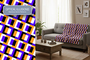 40 Optical Illusions Vector Patterns, a Pattern Graphic by Guten Tag Vector (Thumbnail 6 of 10)