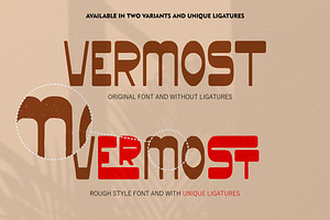 Vermost - Display Retro Sans Serif