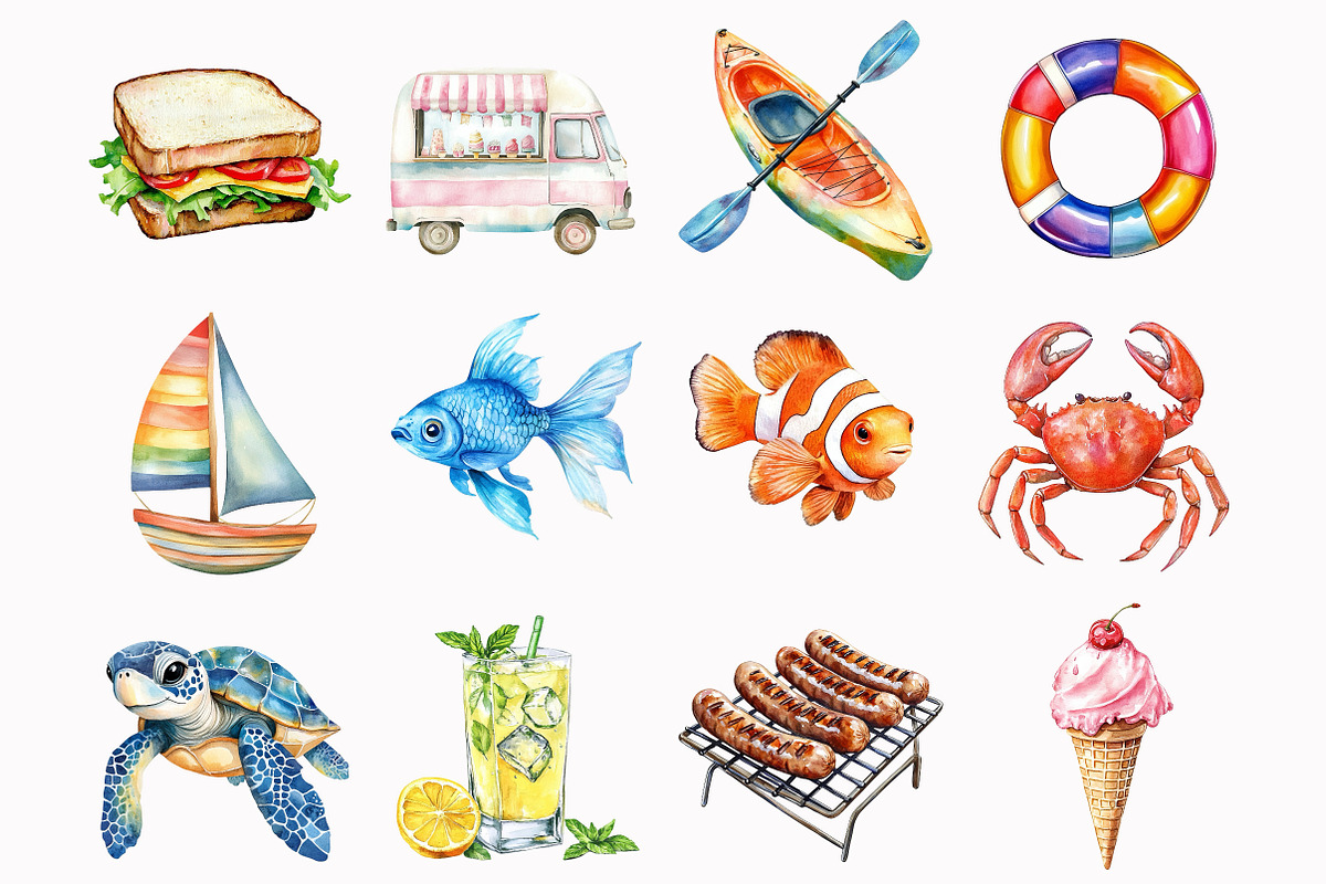 Cute Summer Planner, an Illustration by Design Market (Photo 3 of 4)