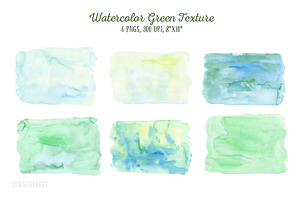 Watercolor Green Texture