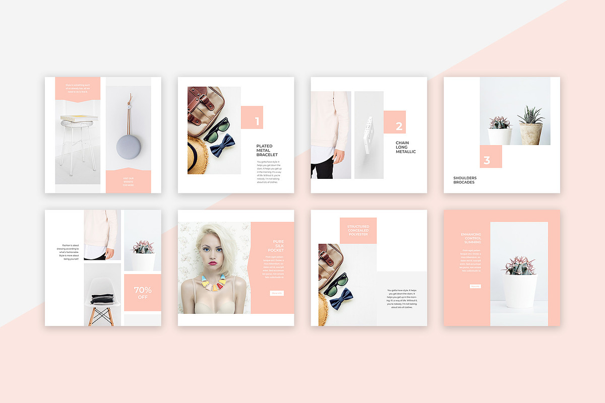 Ada Instagram Post Templates, a Social Media Template by SlideStation (Photo 3 of 6)