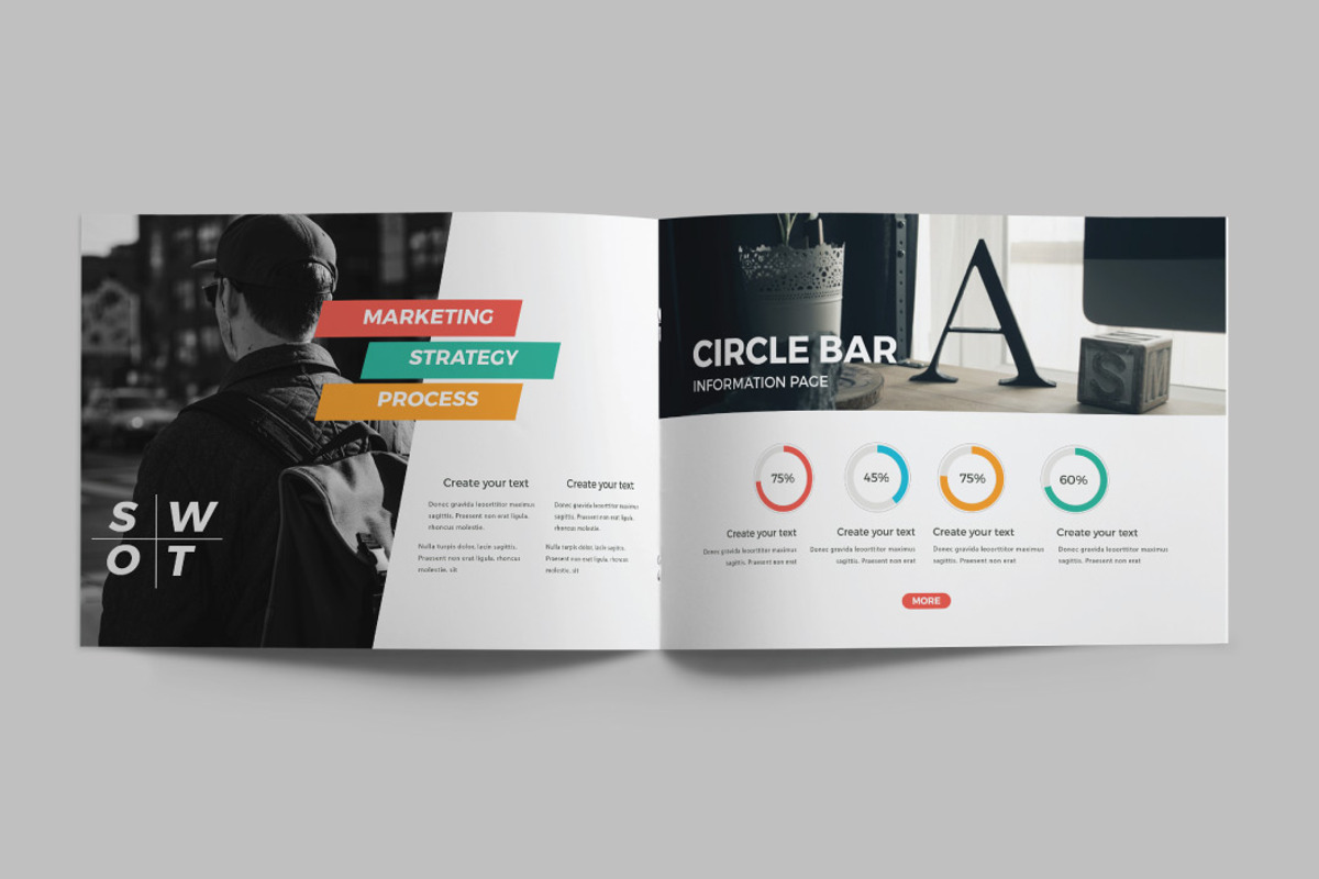 CORPORATE - A5 Brochure, a Brochure Template by Shafura (Photo 7 of 15)