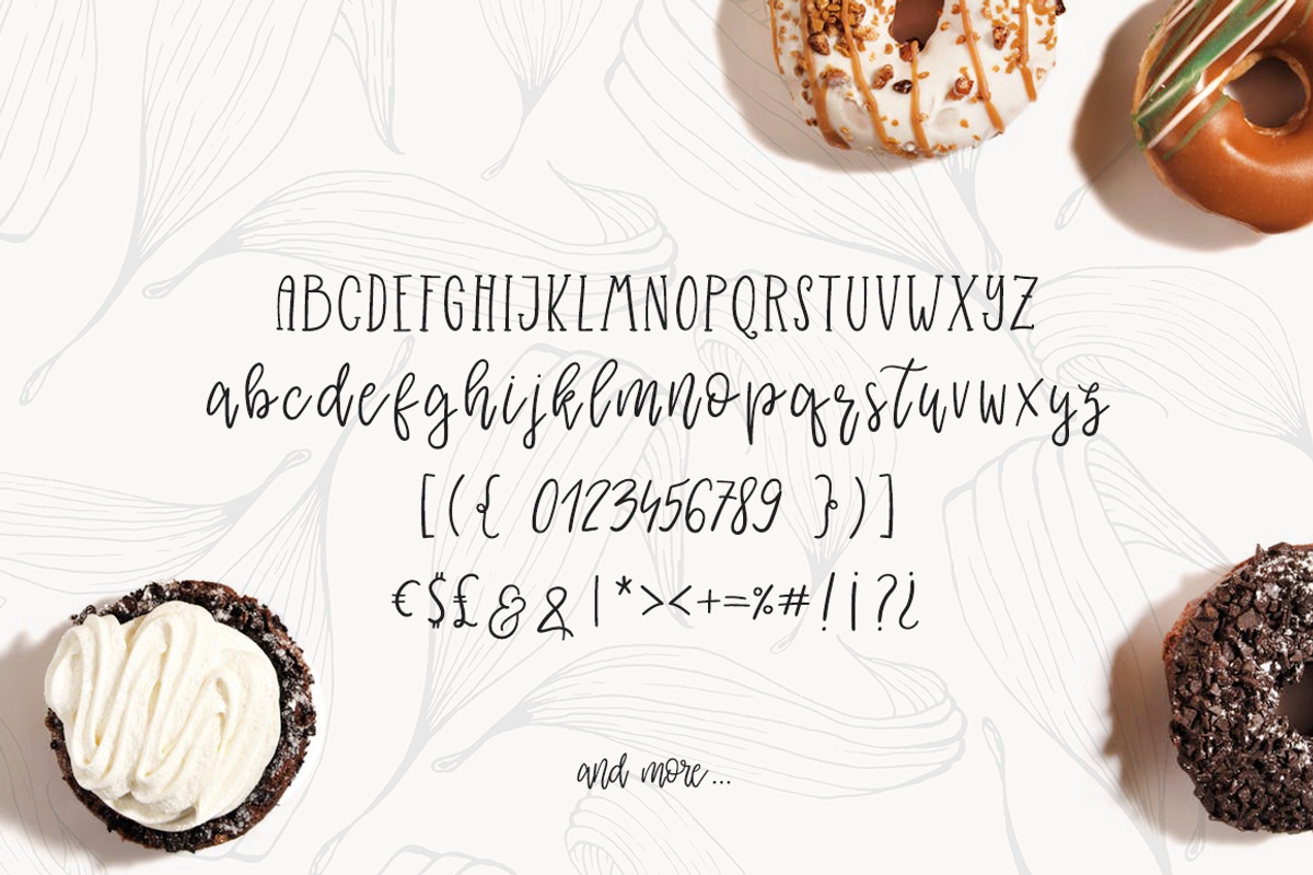 Stracciatella - Delicious font preview 2
