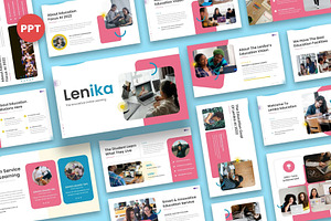 Lenika - Education Learning PPoint, a Presentation Template by Fit-tee