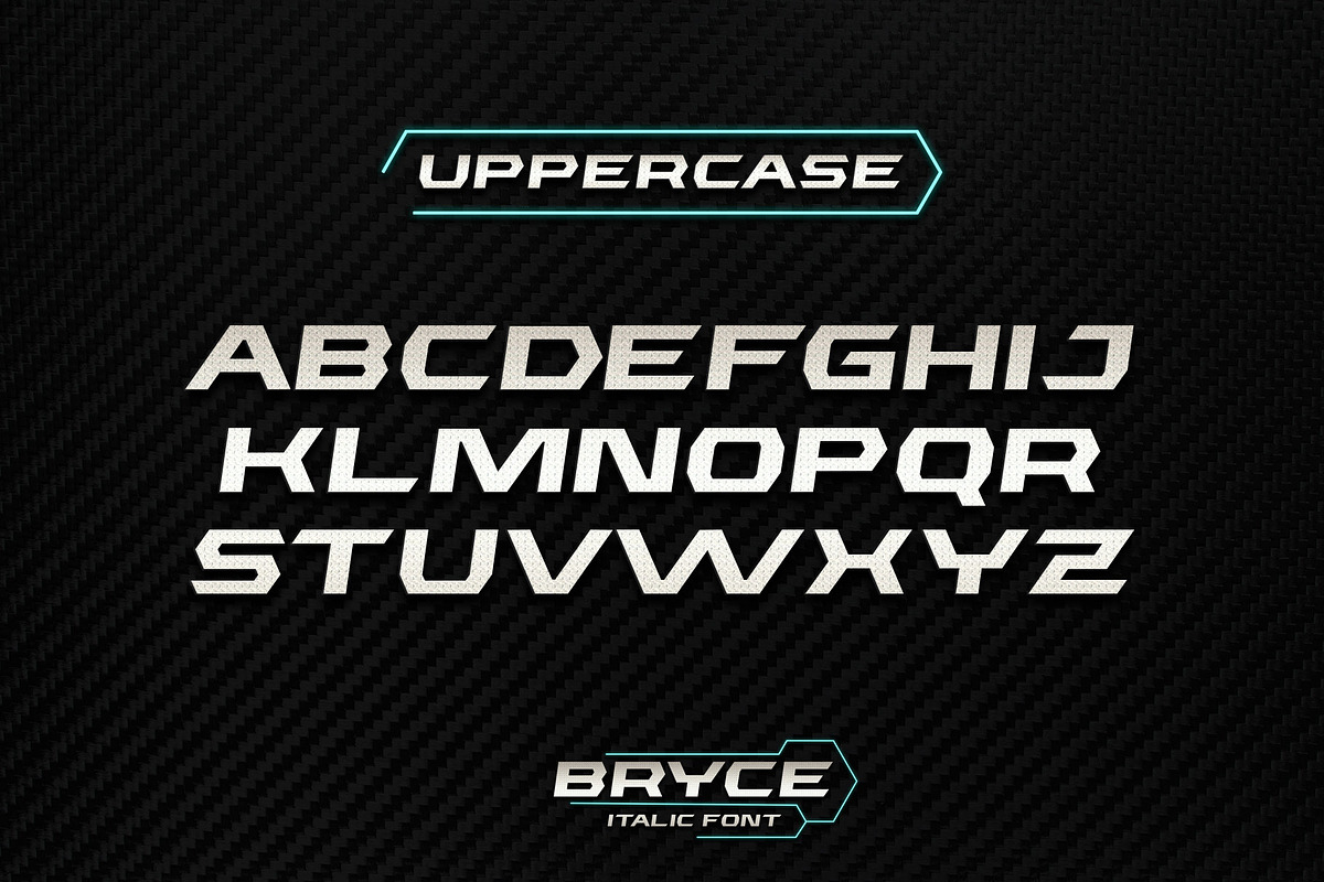 BRYCE FONT preview 3