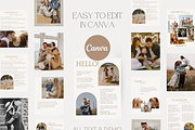BOHO Family Photos Session Canva, a Magazine Template by Signature Edits (Thumbnail 6 of 12)