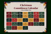Merry Moments Countdown, a Stationery Template by MightyDesign (Thumbnail 2 of 5)