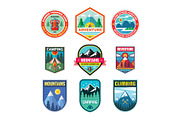 45 Badges & Logos Mountains Camping, a Branding & Logo Template by serkorkin (Thumbnail 6 of 6)