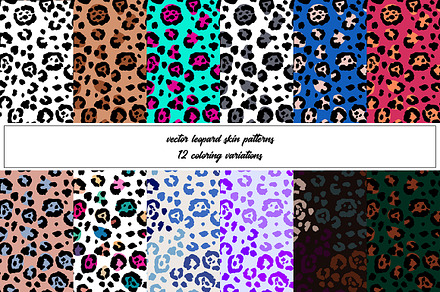 Vector Leopard Skin Pattern