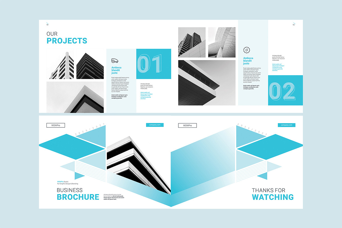 Company Profile Landscape, a Brochure Template by WOWPro (Photo 6 of 6)