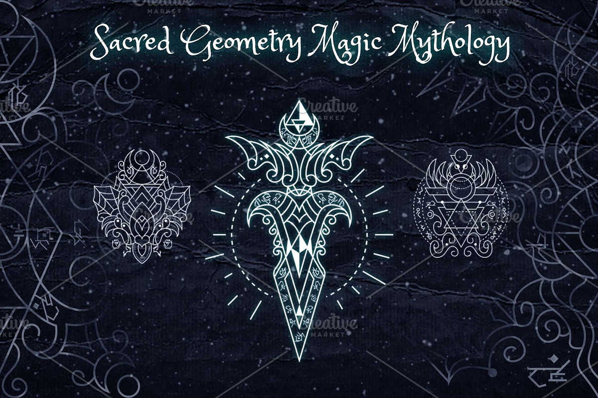 Sacred Geometry Magic Mythology, an Illustration by azhartz (Photo 4 of 5)