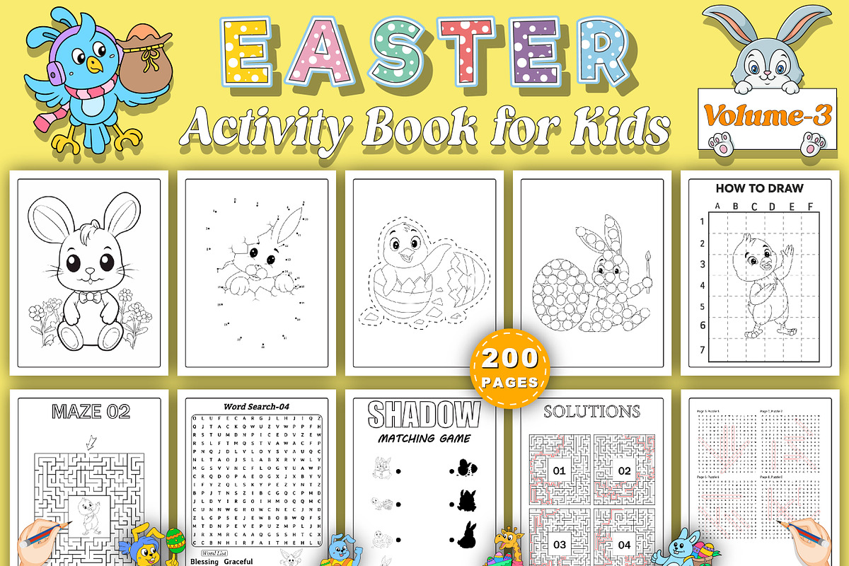 Easter Activity Book for Kids -Kdp, an Illustration by Creative Art (Photo 1 of 3)