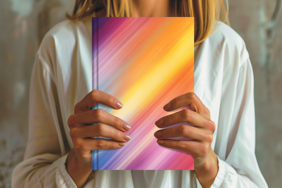 Rainbow Blur Backgrounds, a Pattern Graphic by Libby Wishes (Photo 5 of 5)