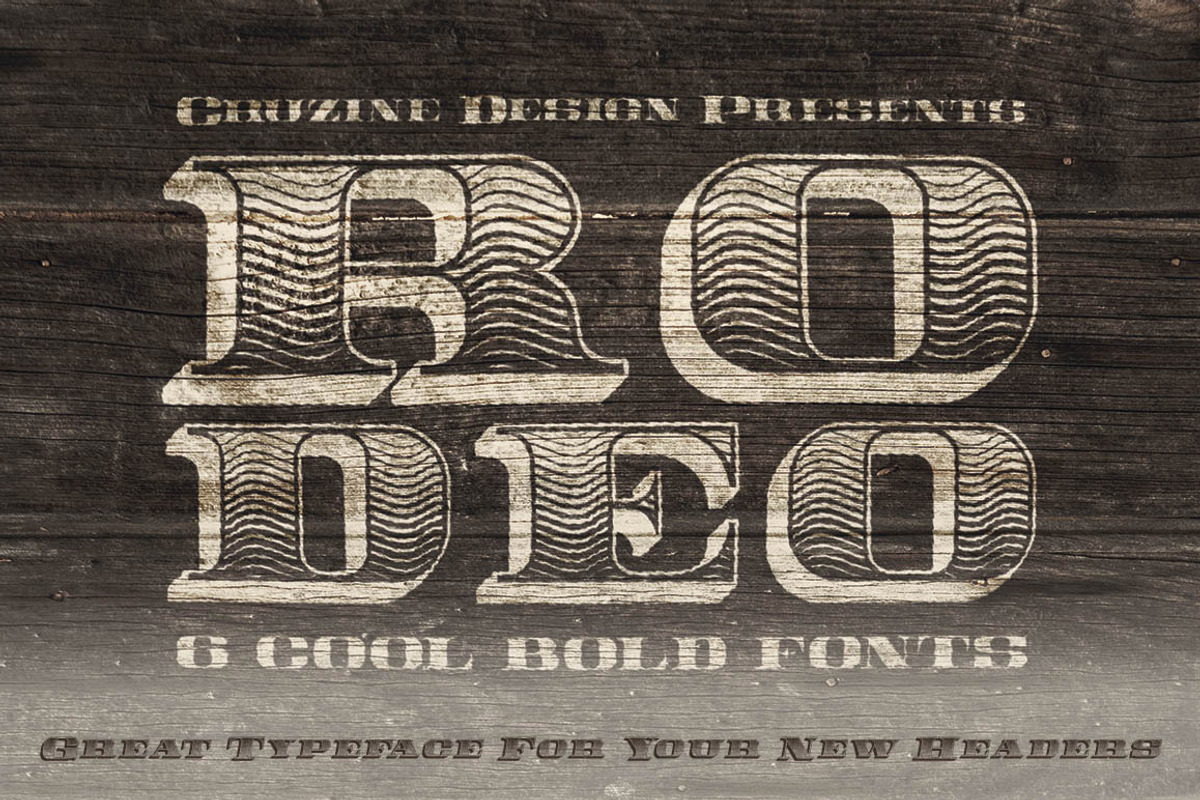 Rodeo Typeface preview 4