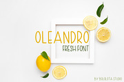 Oleandro fresh font, a Handwritten Font by Bololota Studio (Thumbnail 1 of 3)