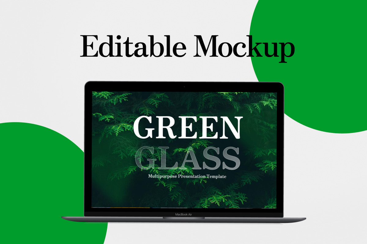 Green Glass PowerPoint Template, a Presentation Template by Brandearth RRGraph (Photo 5 of 7)
